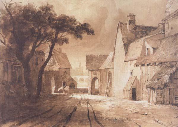 Samuel Palmer Study of Old Builings